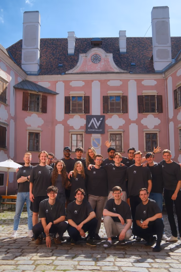 Alpine Valley cohort at Schloss Drosendorf
