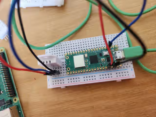 Temperature and humidity readings from sensors around the house